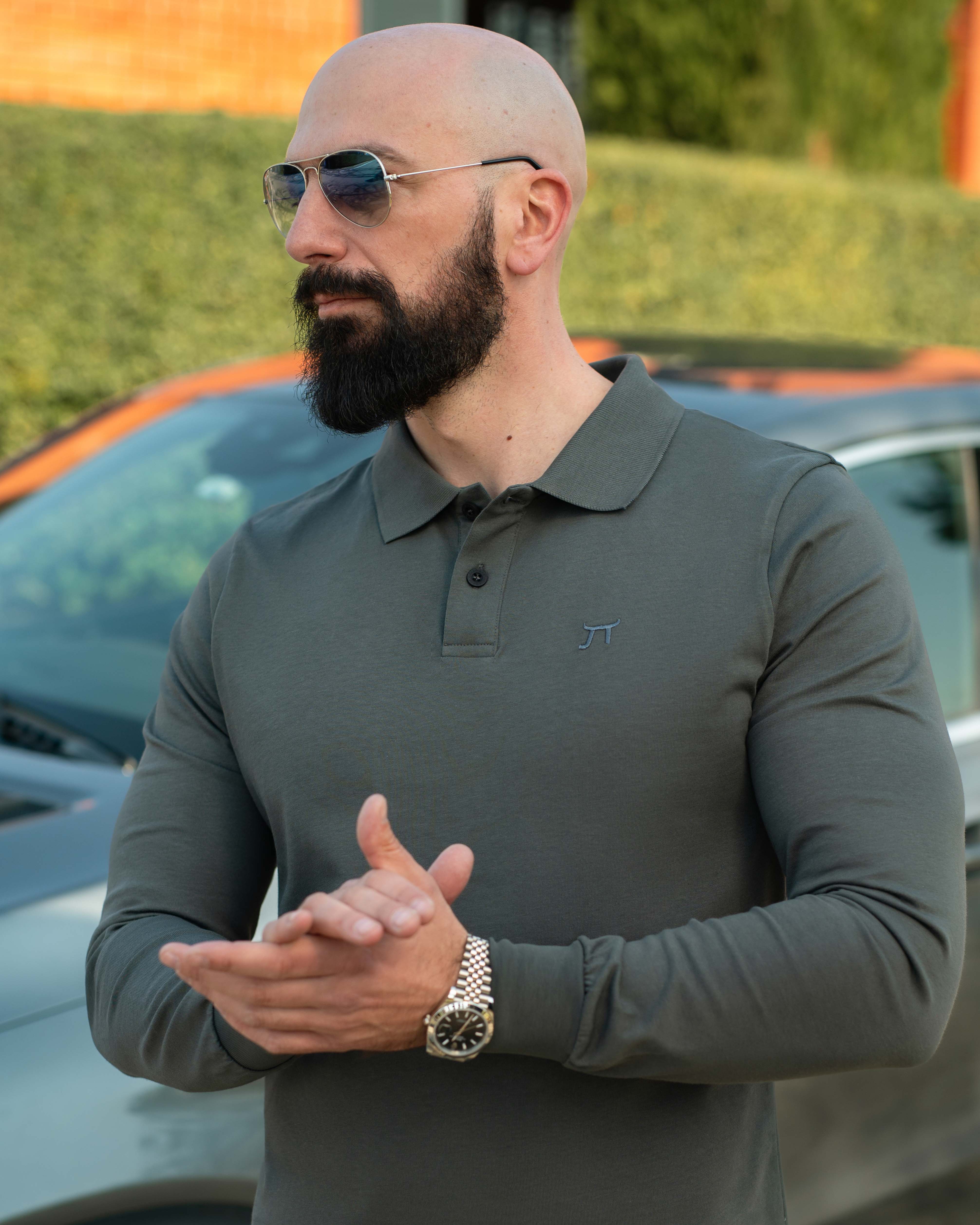 LAZARE™ BUSINESS POLO - GUN METAL