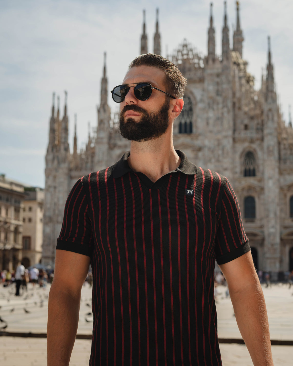LAZARE™ CAPTAIN POLO - BURGUNDY