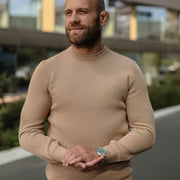 LAZARE™ CLASSIC CREWNECK SWEATER - BEIGE
