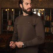 LAZARE™ CLASSIC SWEATSHIRT - BROWN