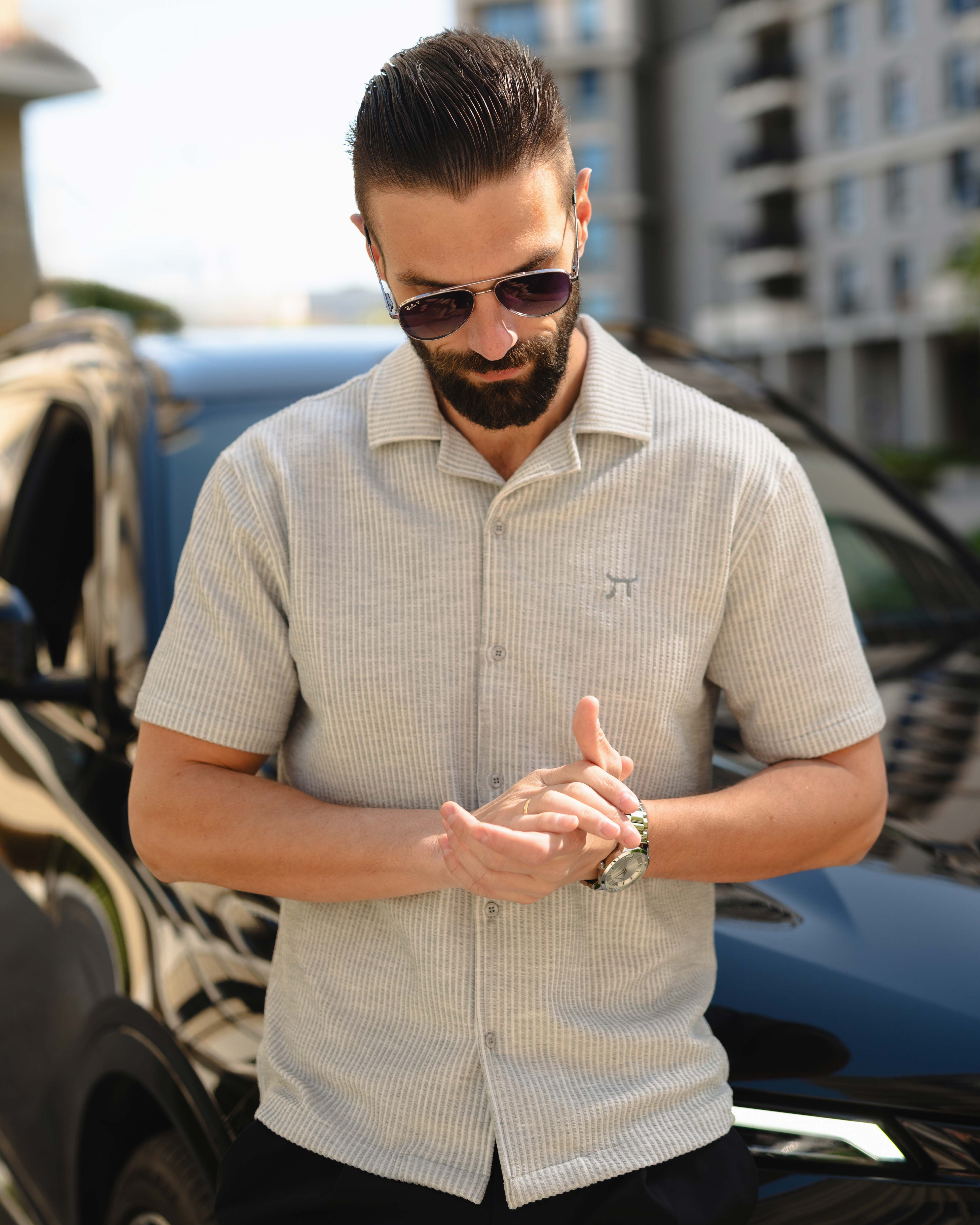 LAZARE™ COMFORT LINE KOŠULJA - GREY