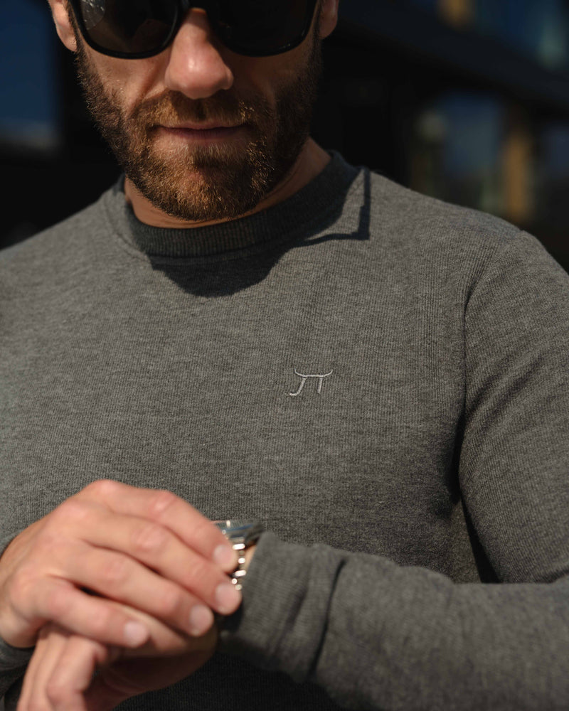 LAZARE™ DOUBLE CLASSIC SWEATSHIRT - GREY