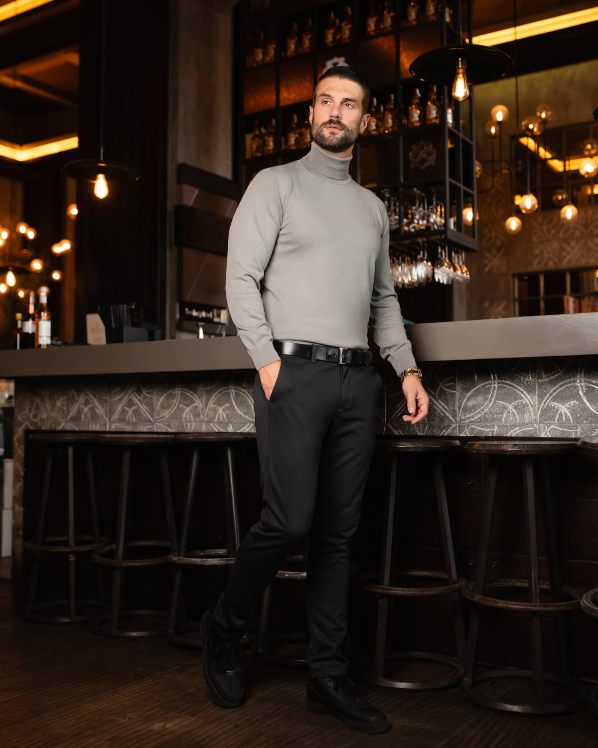 LAZARE™ EXECUTIVE FIT PANTS - GRAPHITE