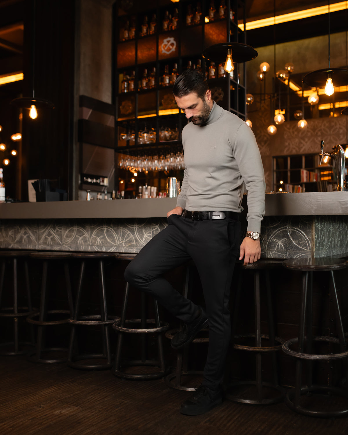 LAZARE™ EXECUTIVE FIT PANTS - GRAPHITE