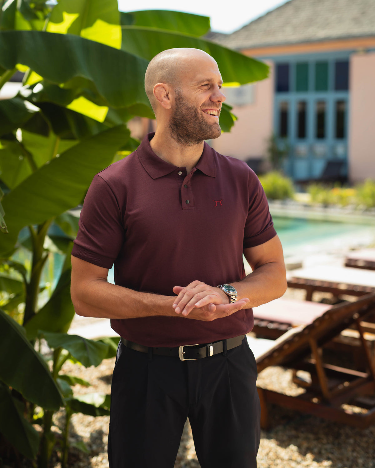 LAZARE™ FORMELL POLO - BORDEAUX ROYALE
