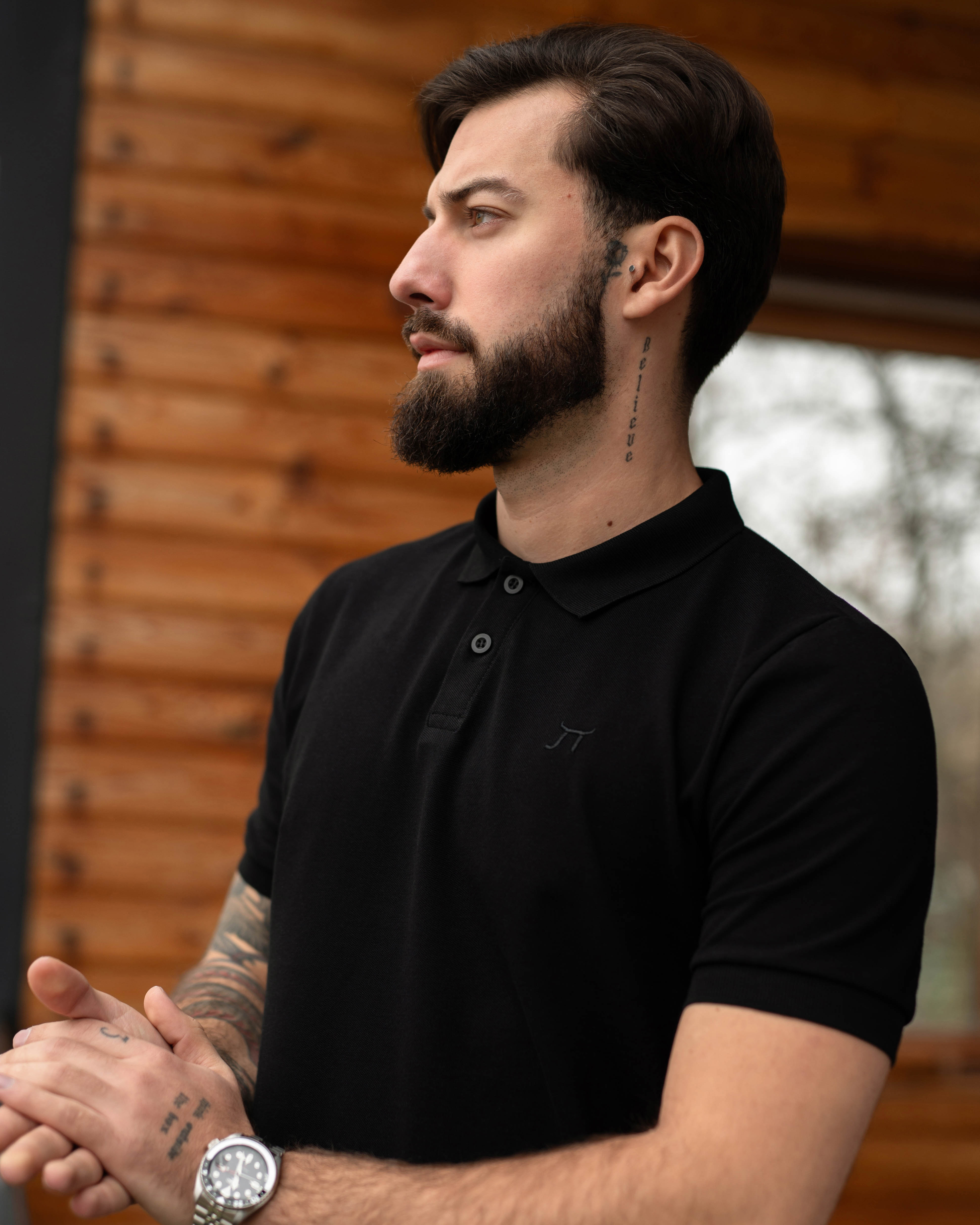 LAZARE™ POLO - CARBON BLACK