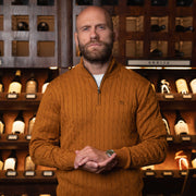 LAZARE™ OXFORD KNIT SWEATER - OCHER