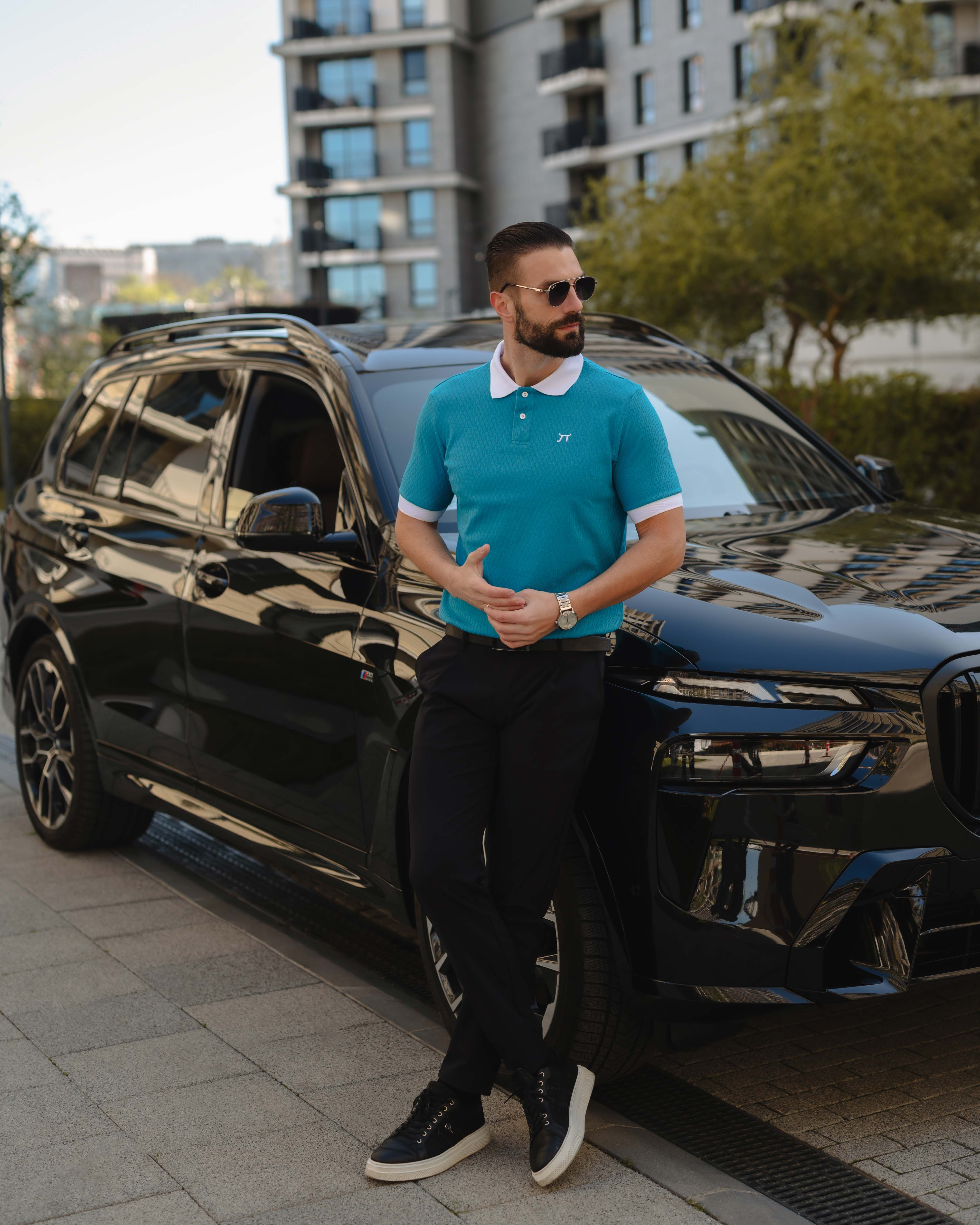 LAZARE™ POLO DIAMOND - AQUA BLUE
