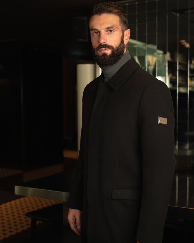 LAZARE™ REGENT COAT - BLACK