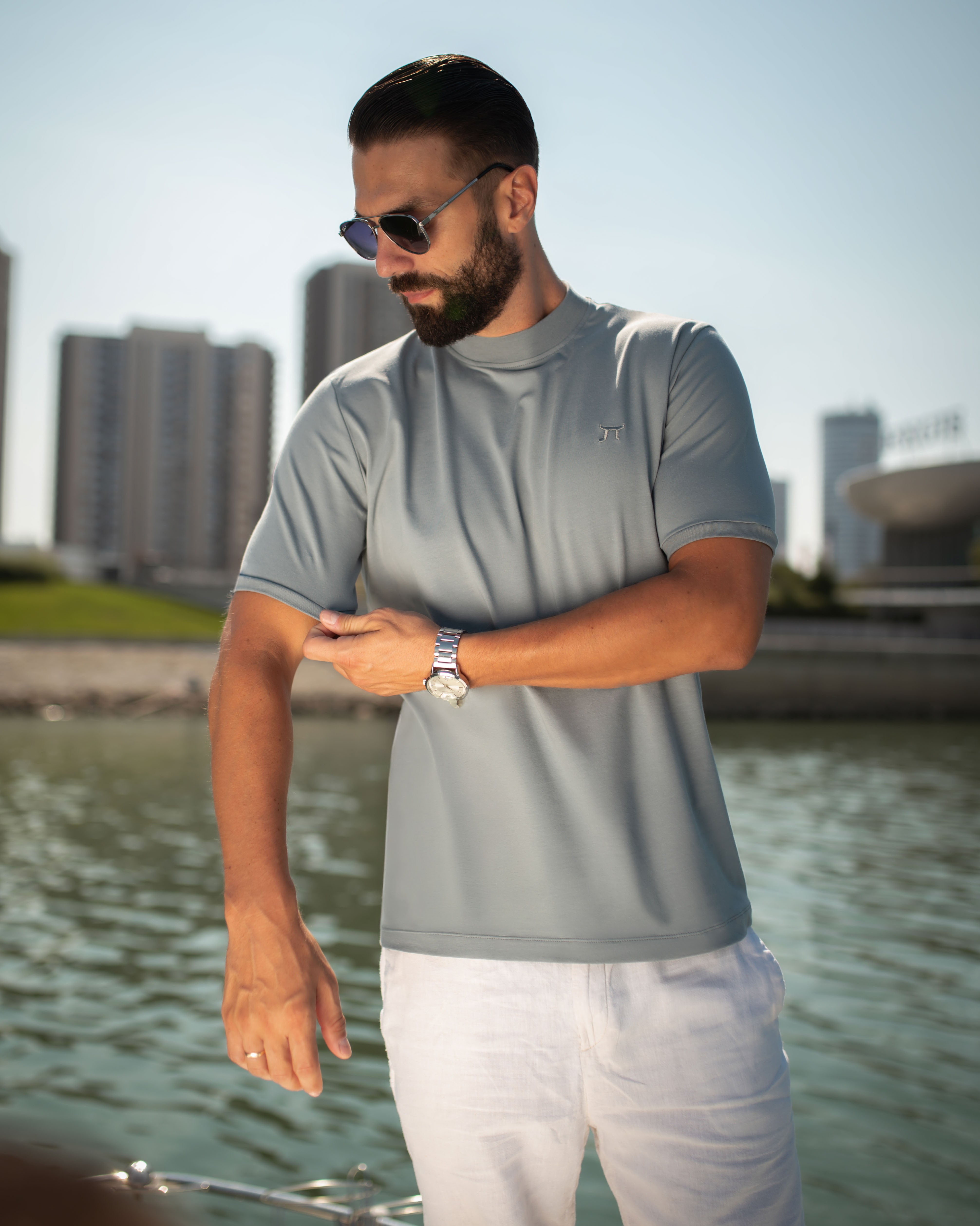 LAZARE™ ROLL ELEGANT - AQUA GREY