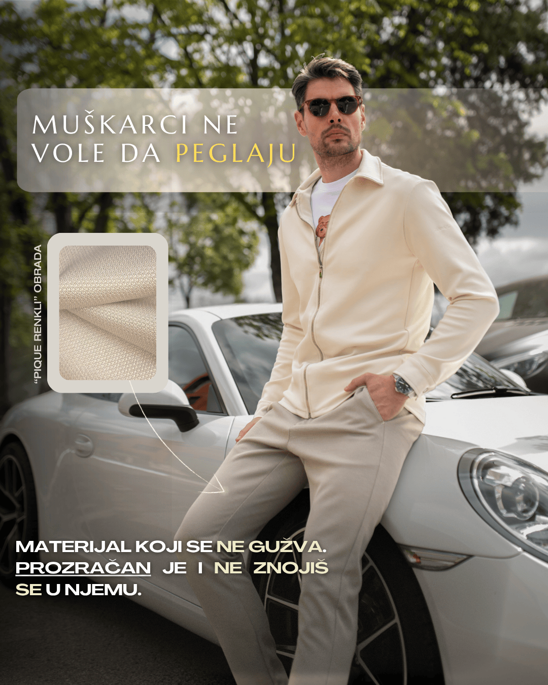 LAZARE™ EXECUTIVE FIT PANTS - BEIGE-GREY