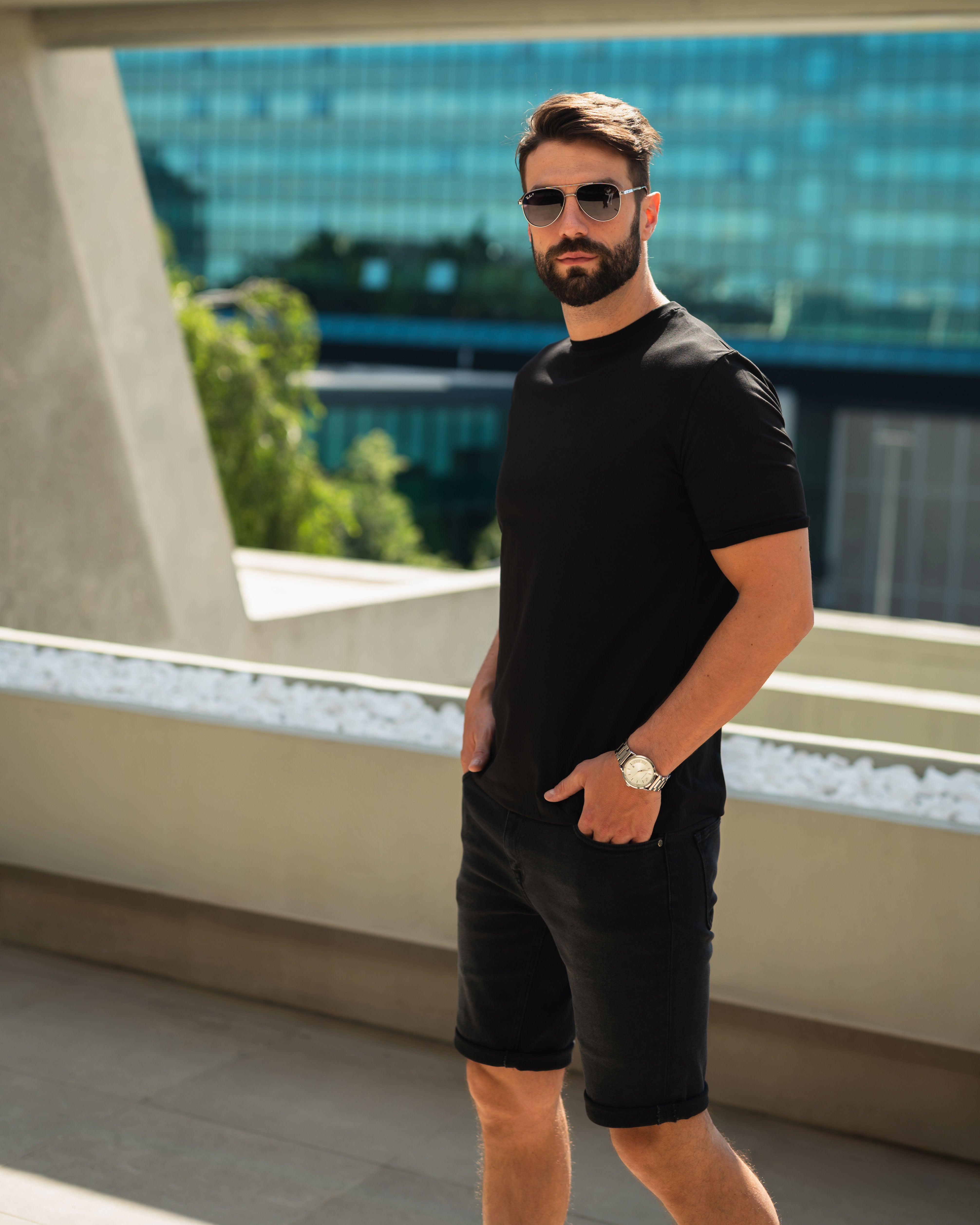 LAZARE™ CLASSIC BERMUDE - MAT BLACK