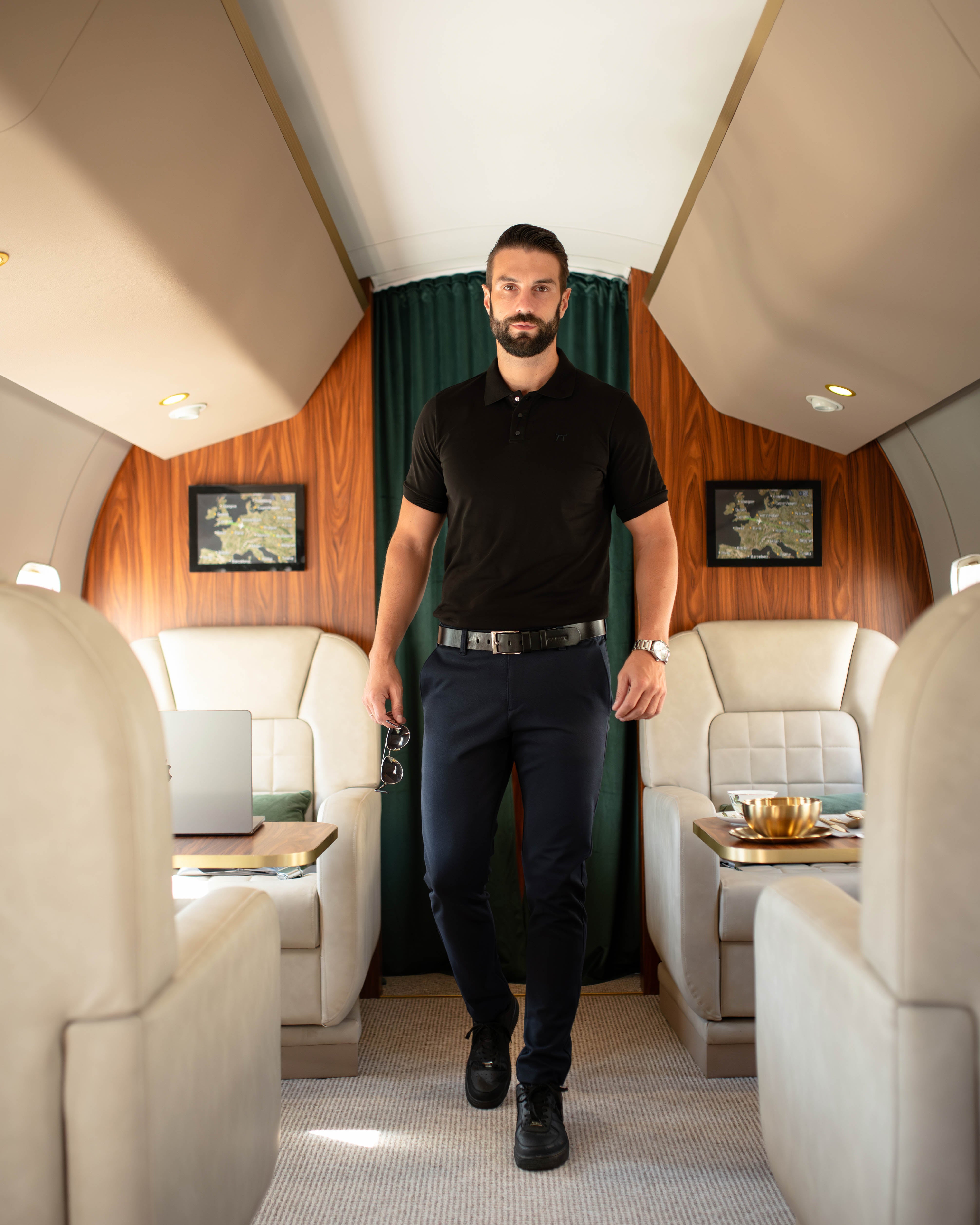 LAZARE™ EXECUTIVE FIT PANTS - OCEAN NIGHT