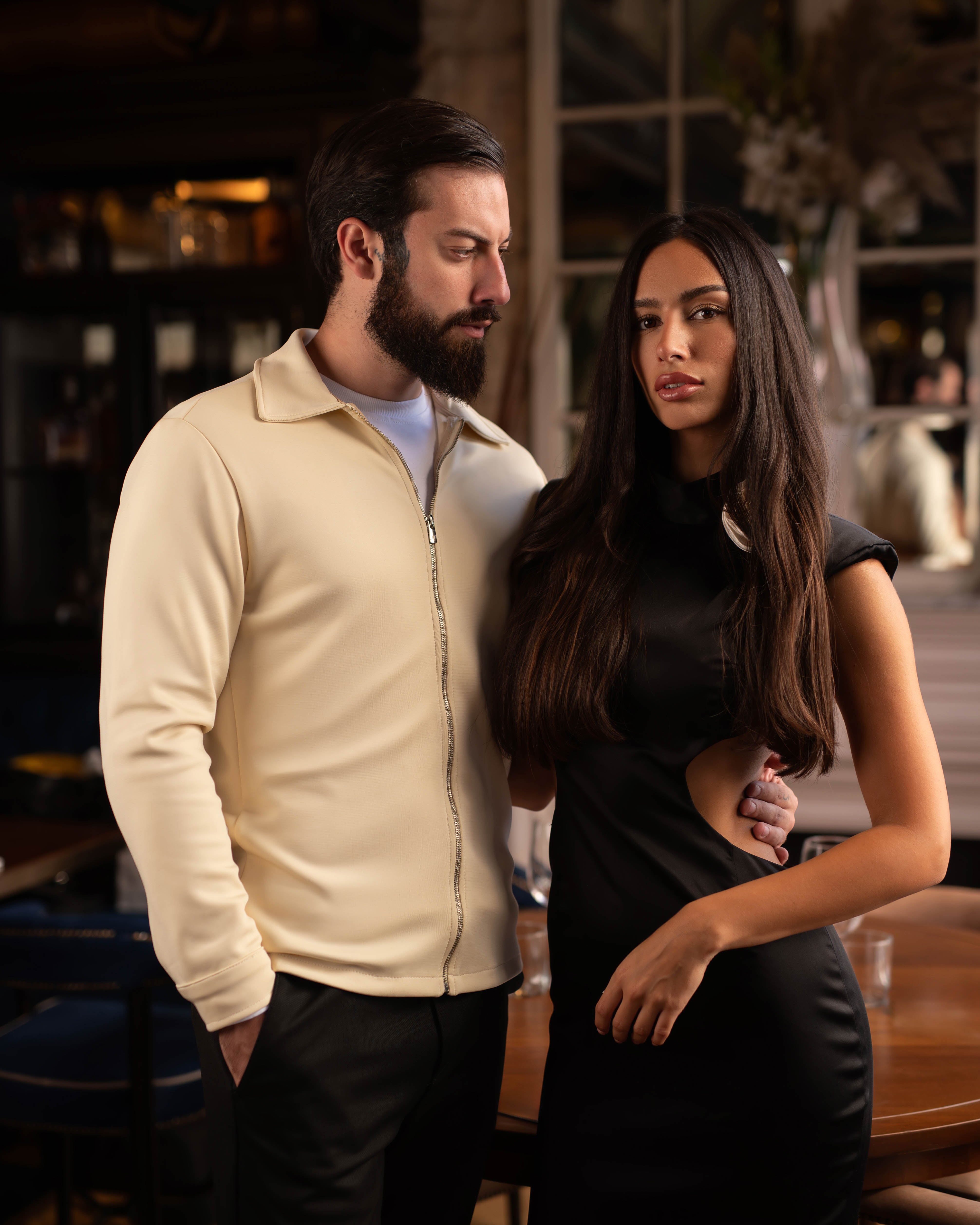 LAZARE™ LOMBARDY OVERSHIRT - VANILLA