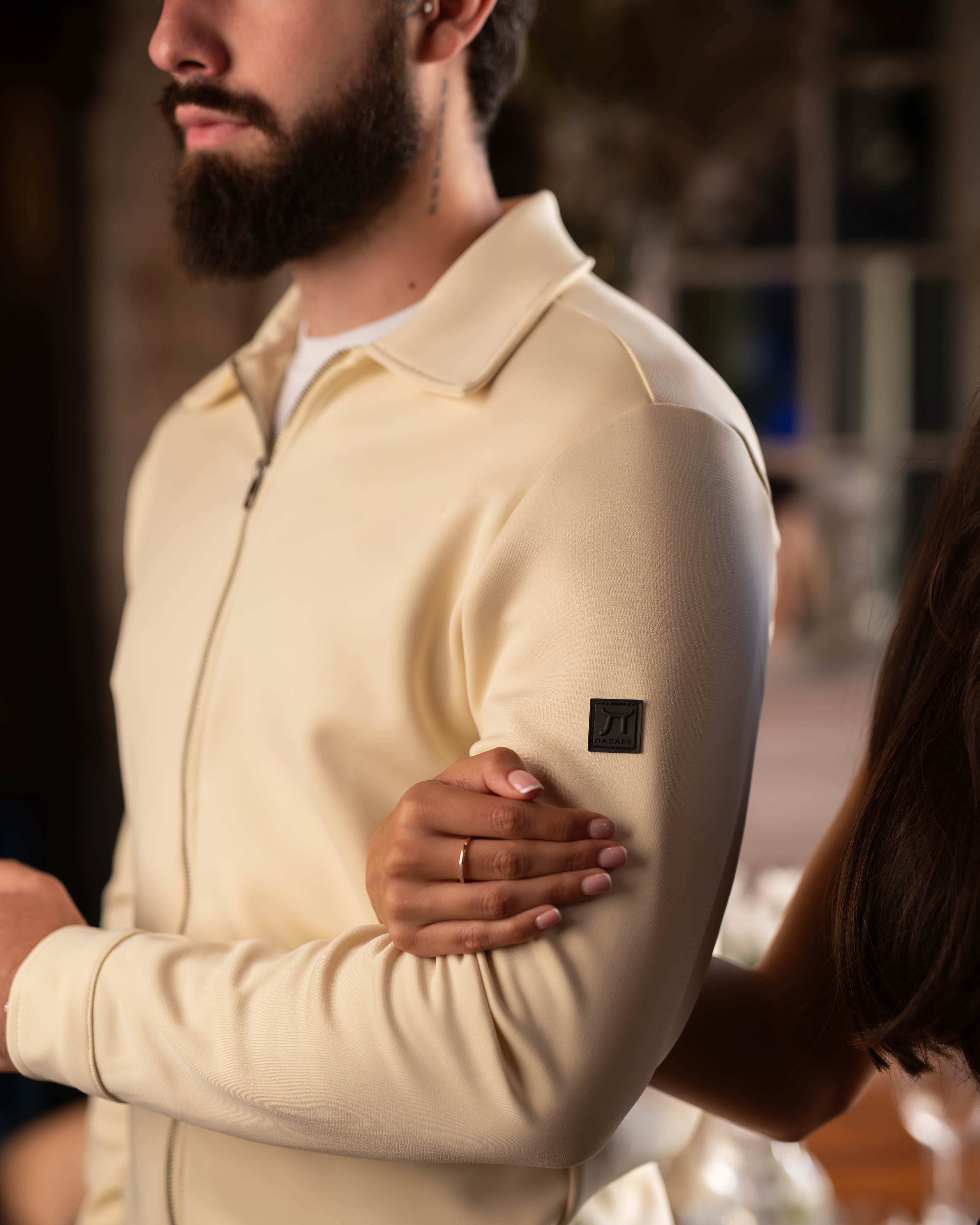 LAZARE™ LOMBARDY OVERSHIRT - VANILLA