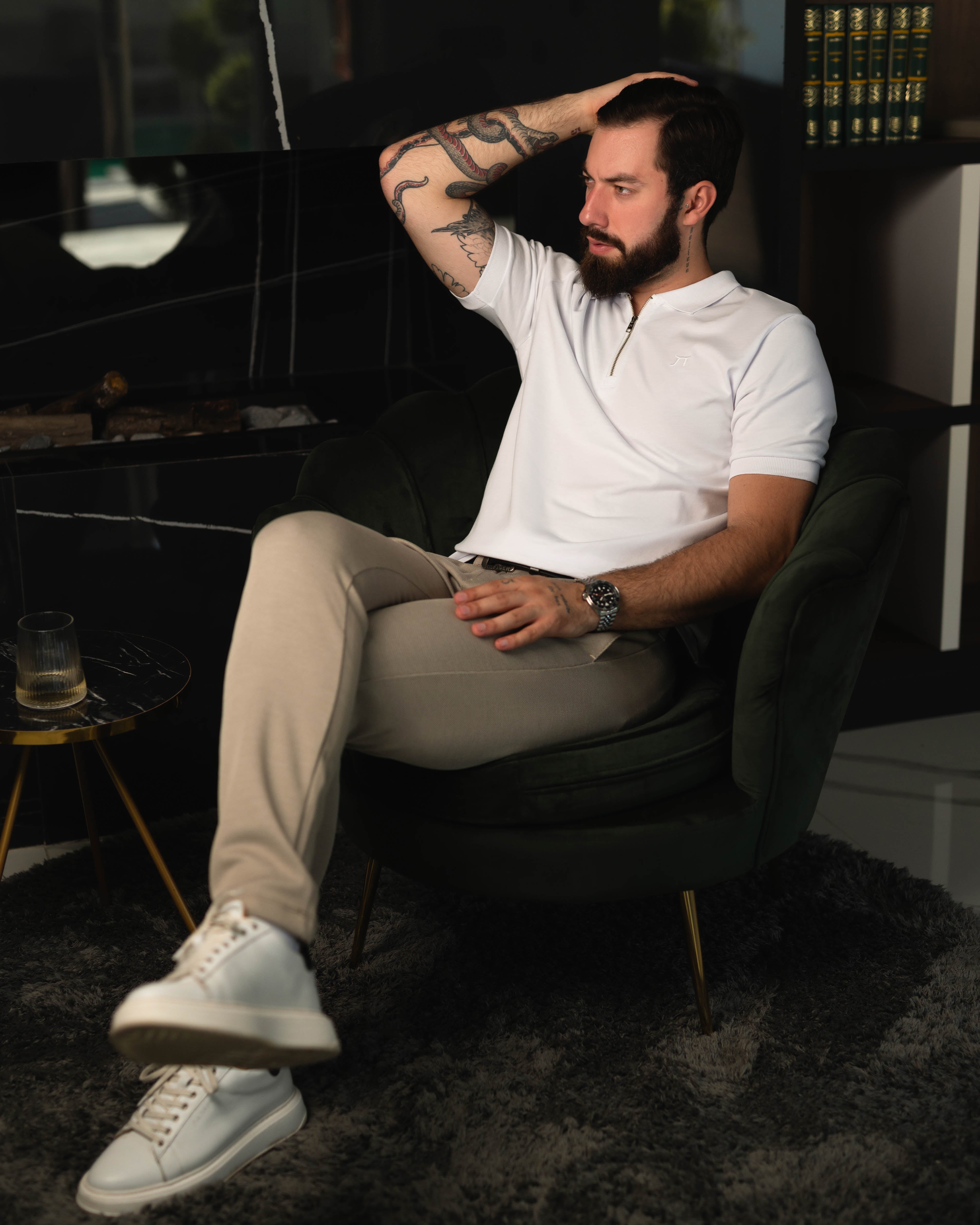 LAZARE™ EXECUTIVE FIT PANTS - BEIGE-GREY