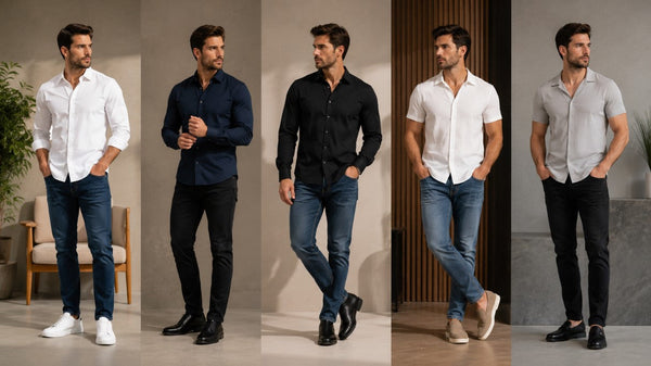 Kombinacija farmerke i košulja za muškarce - 5 outfita za svaku priliku