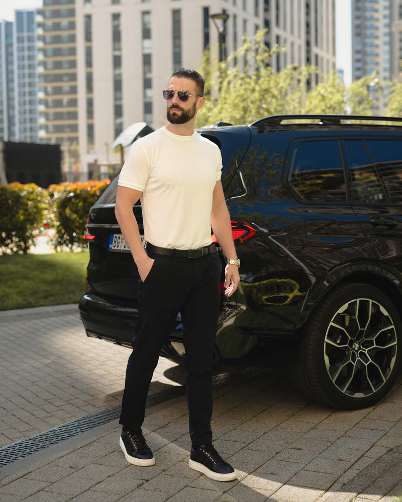 LAZARE™ BELGIAN STRETCH PANTS - BLACK