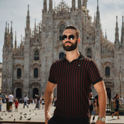 LAZARE™ CAPTAIN POLO - BURGUNDY