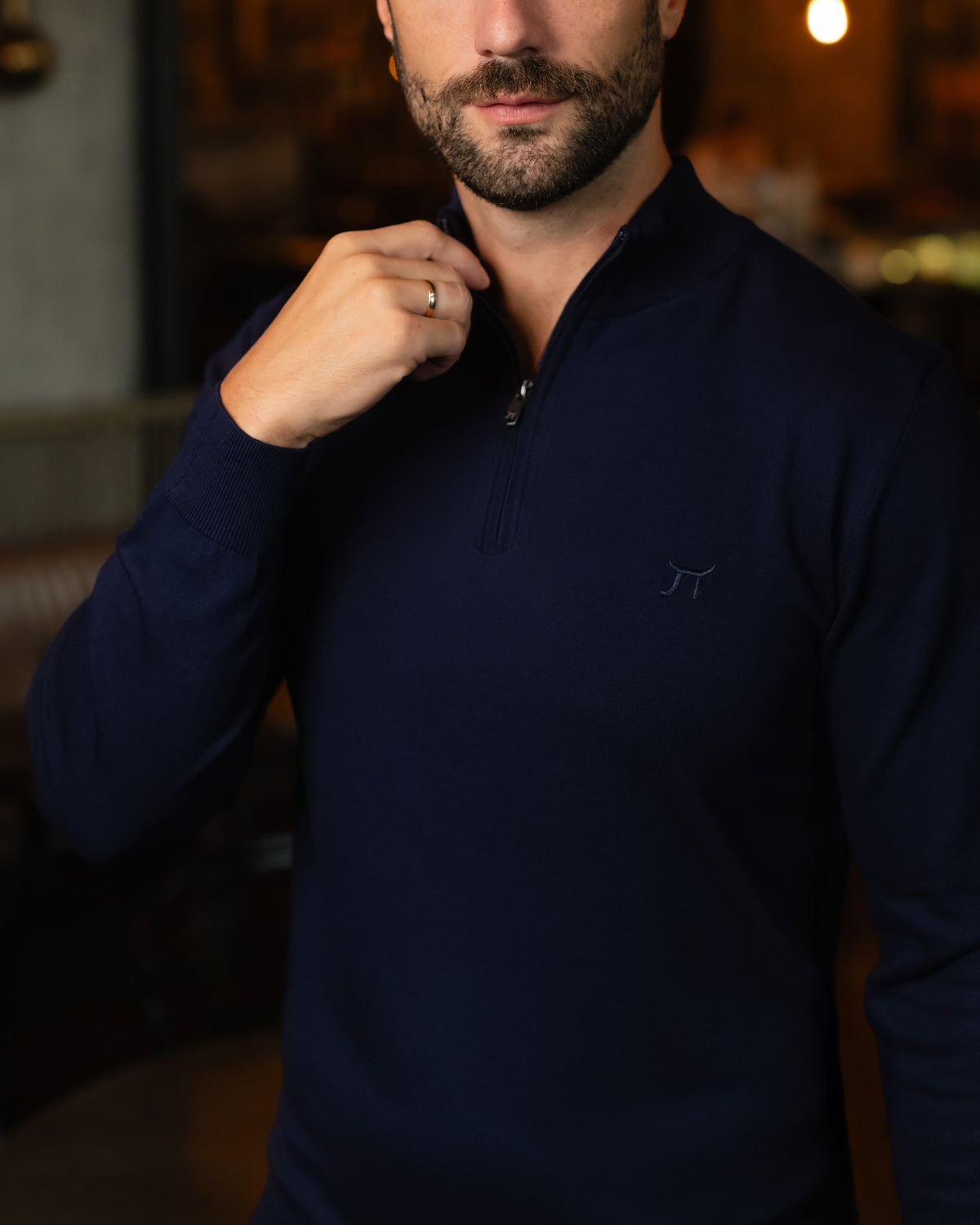 LAZARE™ CLASSIC HALF ZIP - OCEAN NIGHT