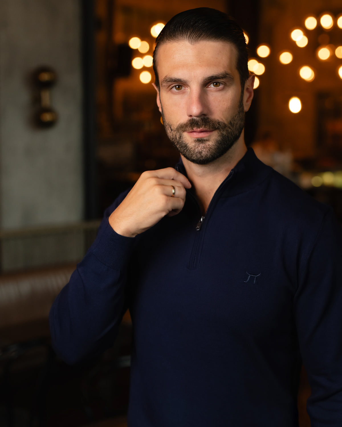 LAZARE™ CLASSIC HALF ZIP - OCEAN NIGHT