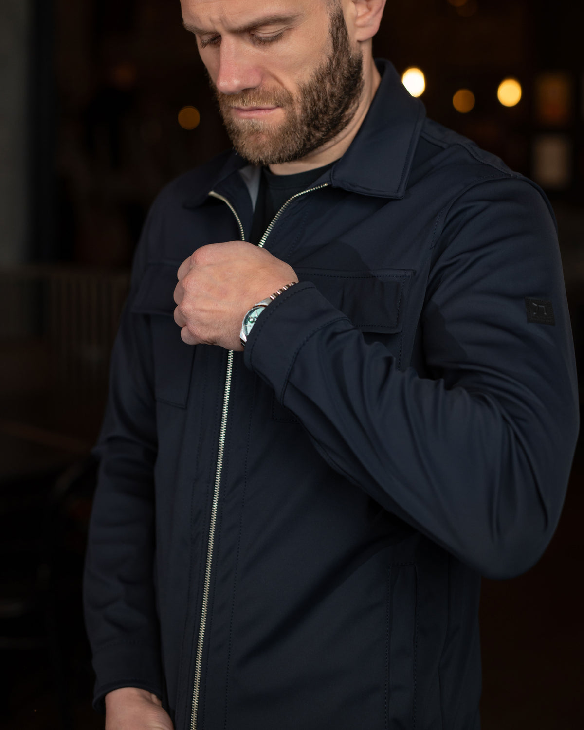 LAZARE™ COMANDANTE JACKET - MIDNIGHT BLUE
