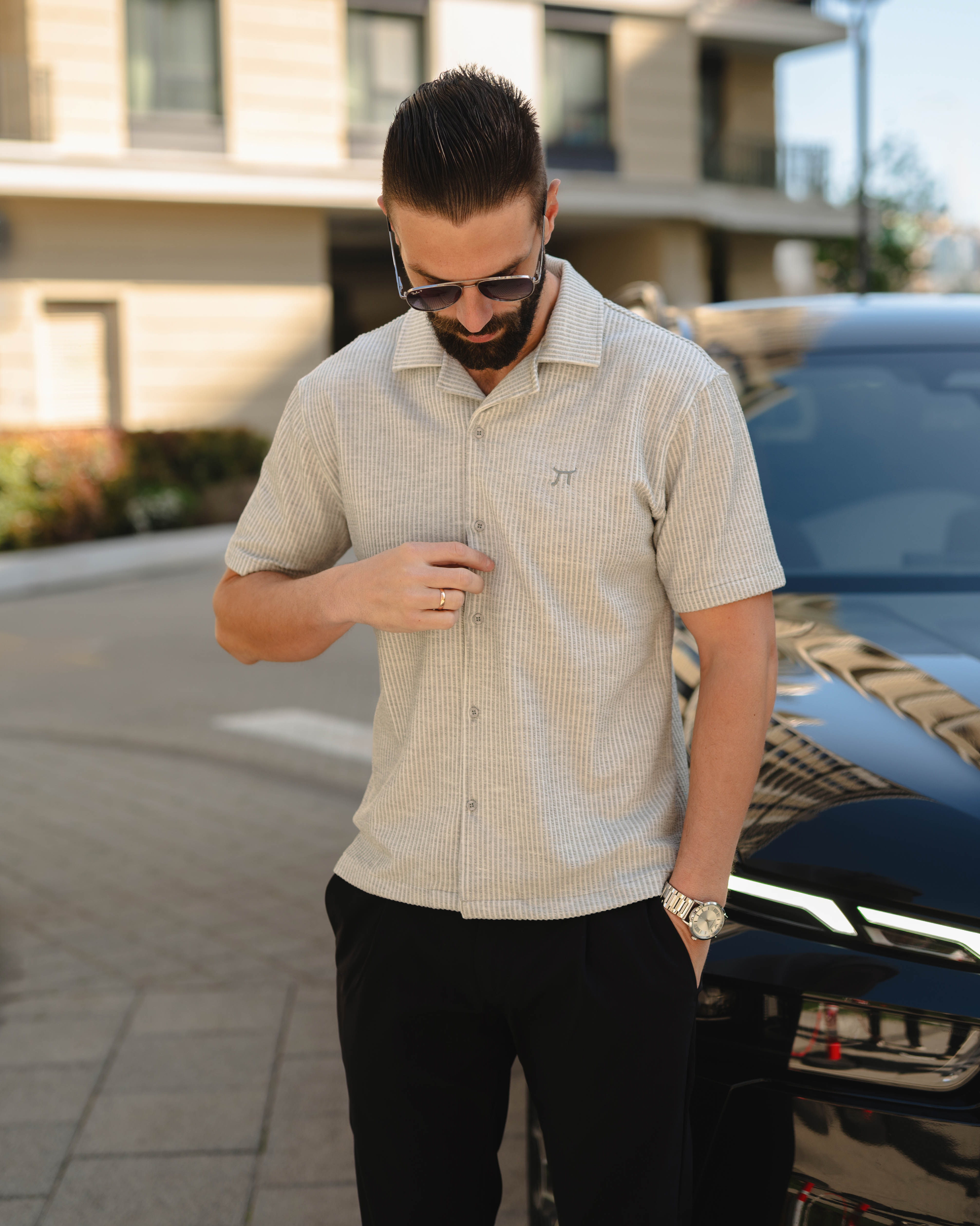LAZARE™ COMFORT LINE KOŠULJA - GREY