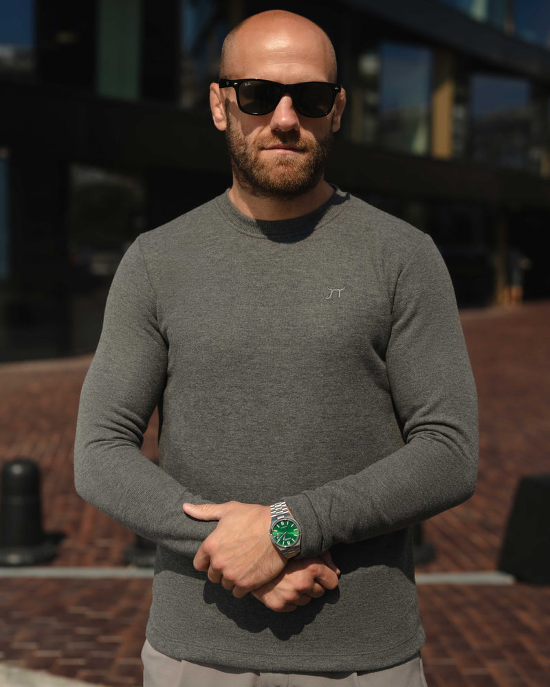 LAZARE™ DOUBLE CLASSIC SWEATSHIRT - GREY