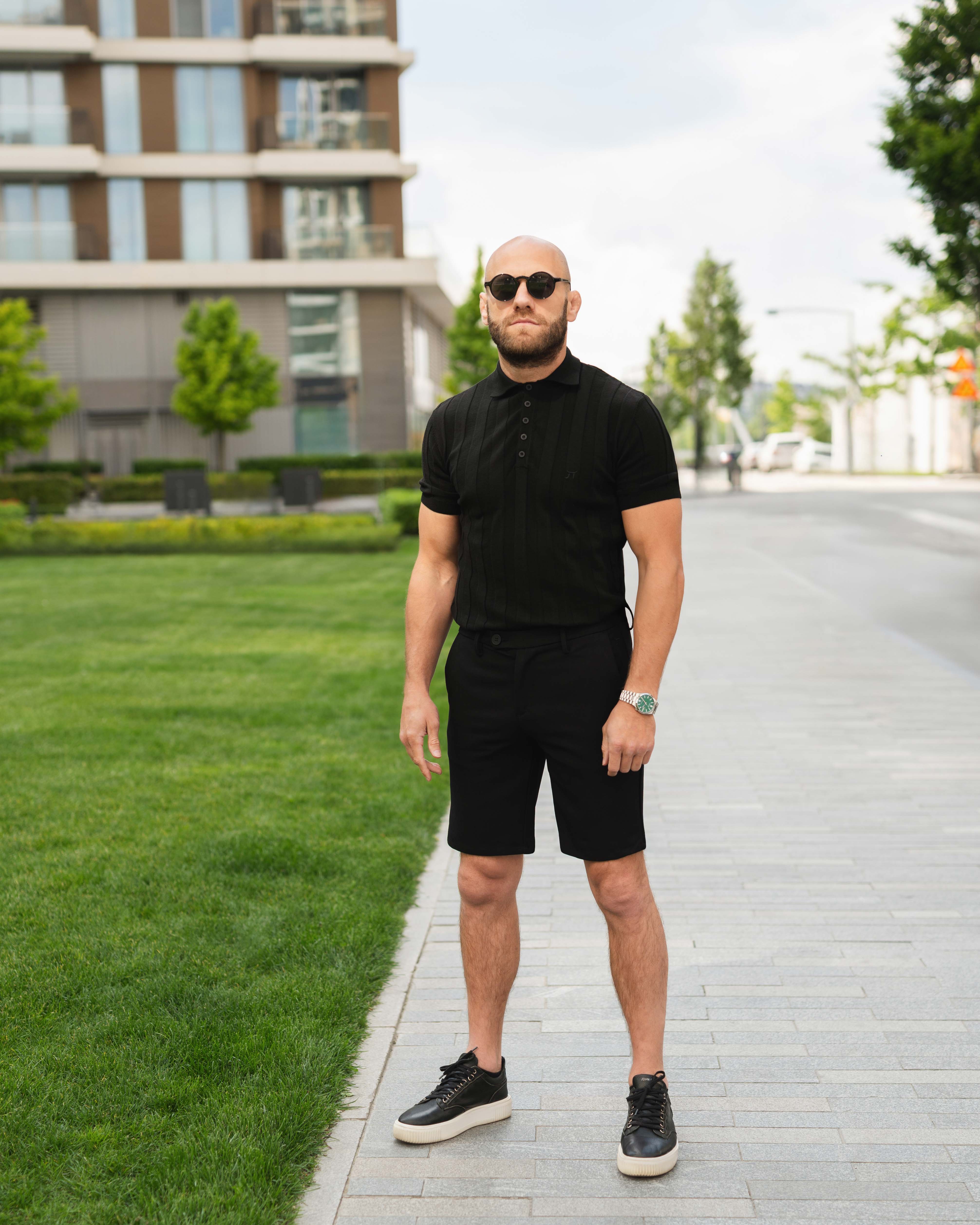 LAZARE™ ITALIANO BERMUDE - BLACK
