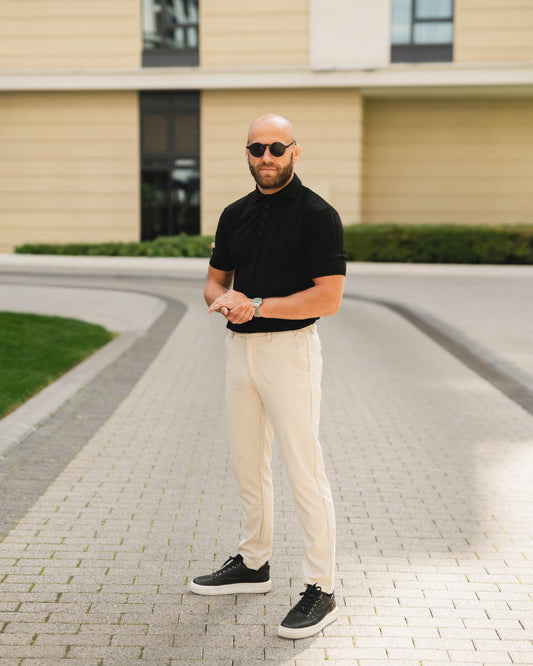 LAZARE™ ITALIANO CLASSIC PANTS - BEIGE