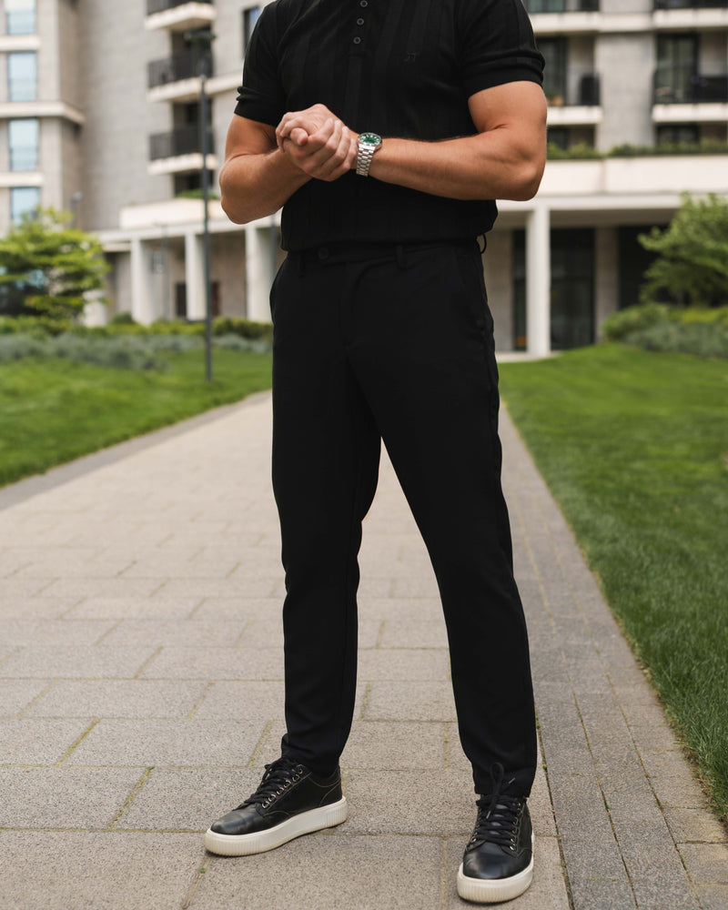 LAZARE™ ITALIANO CLASSIC PANTS - BLACK