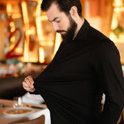 LAZARE™ ULTRAFLEX KOŠULJA - BLACK SATIN