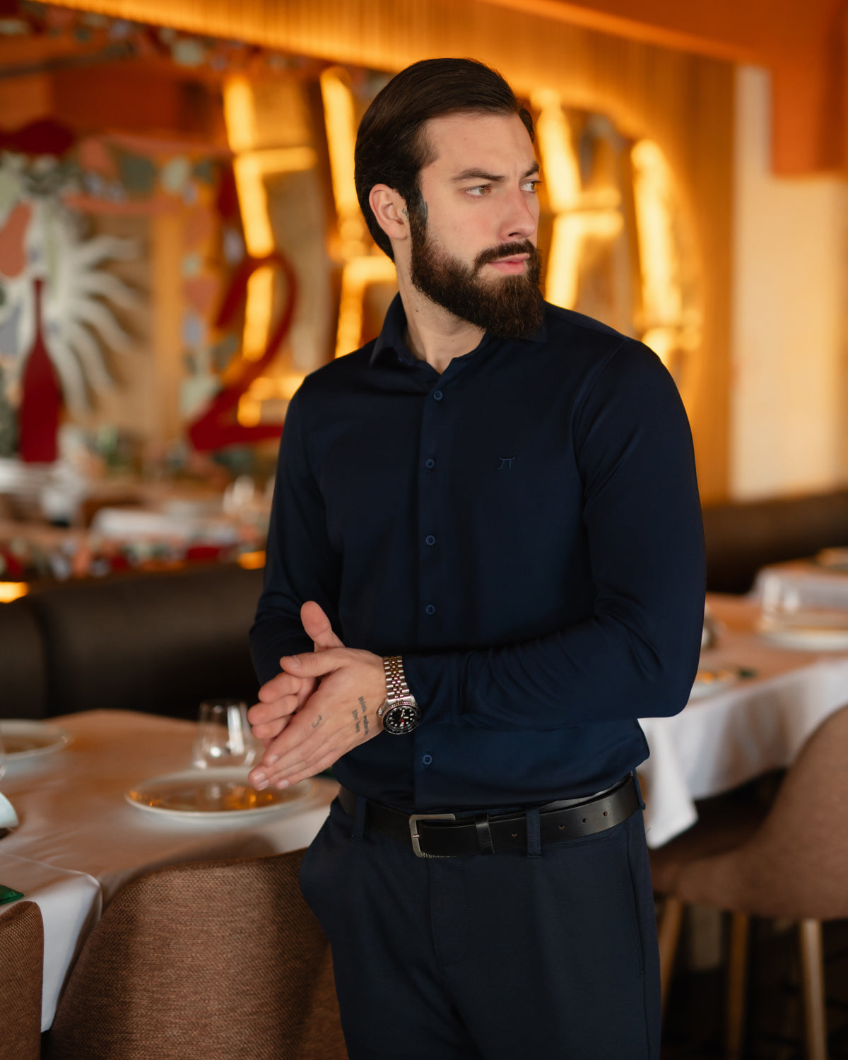 LAZARE™ ULTRAFLEX KOŠULJA - OCEAN NIGHT