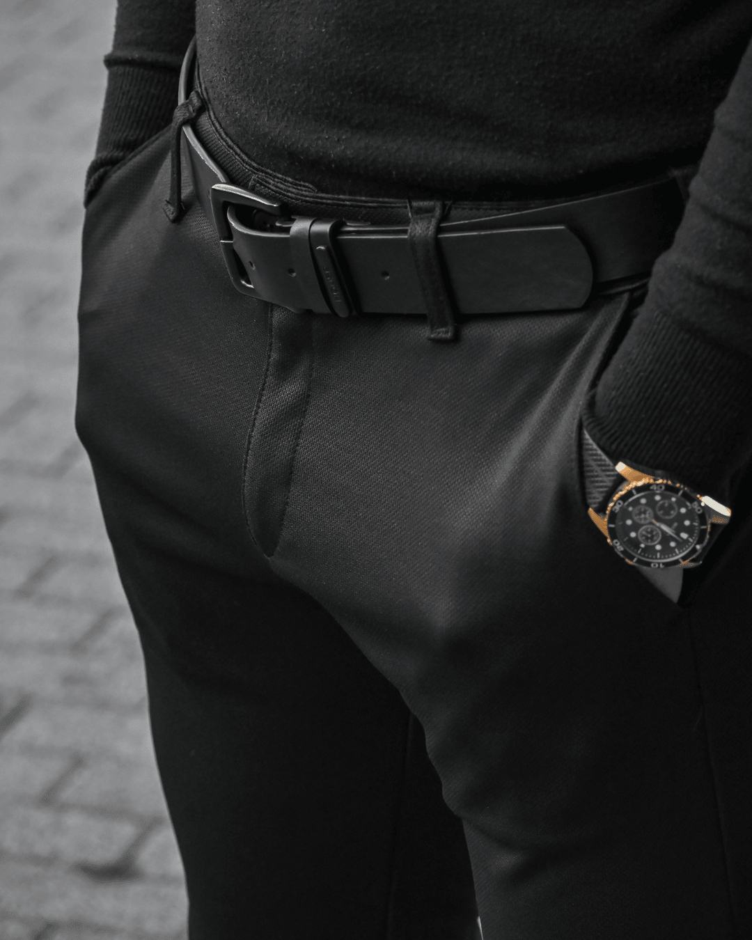 LAZARE™ EXECUTIVE FIT PANTS - BLACK