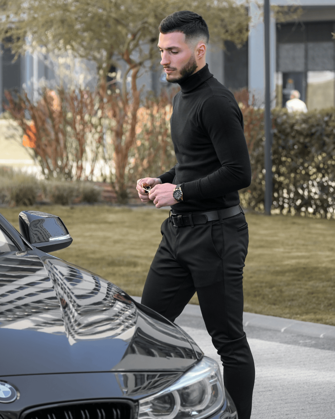 LAZARE™ EXECUTIVE FIT PANTS - BLACK