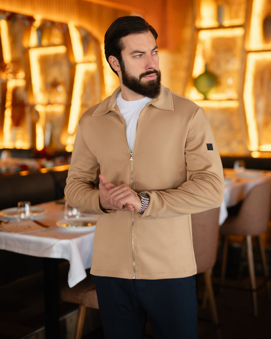 LAZARE™ LOMBARDY OVERSHIRT - BEIGE
