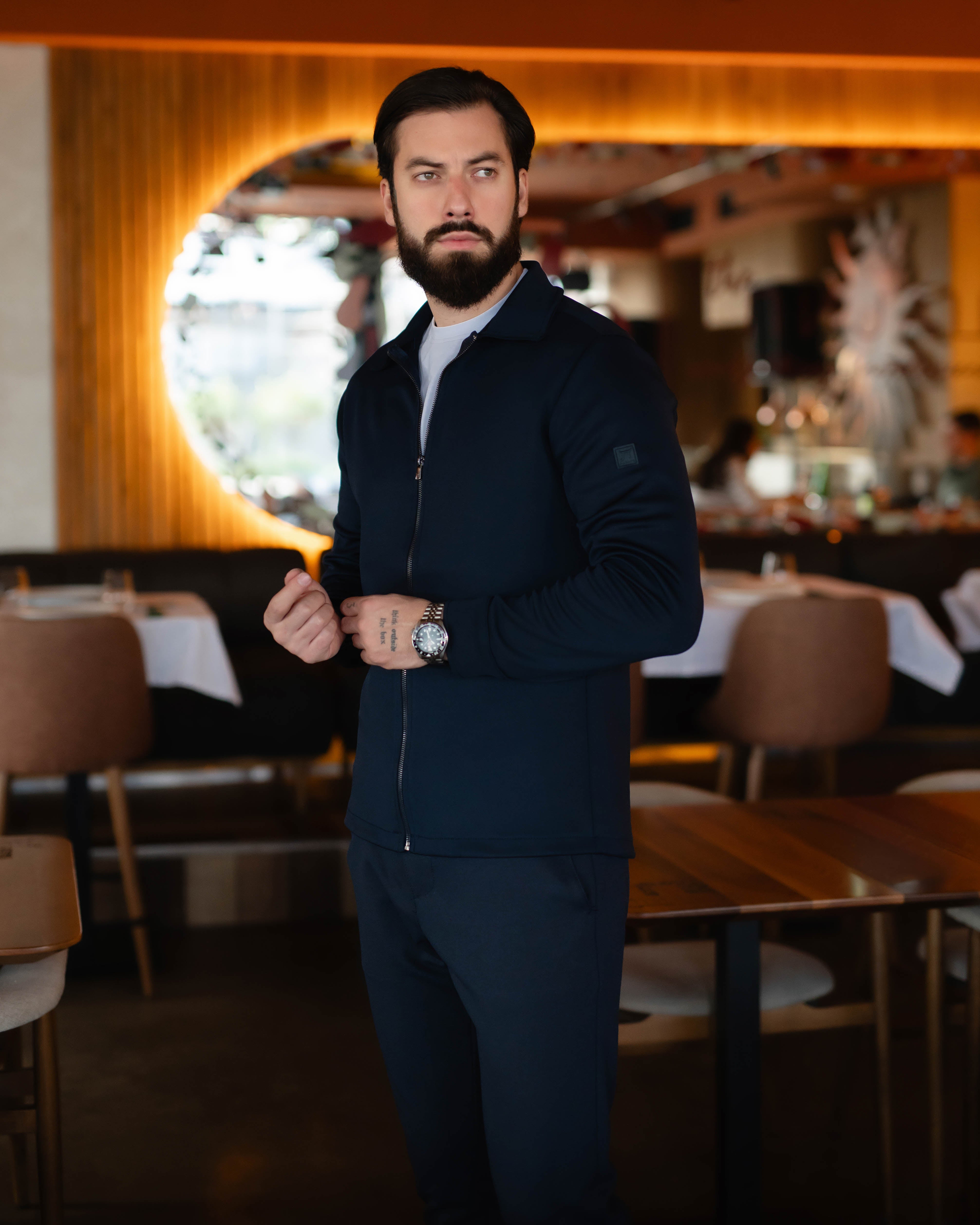 LAZARE™ LOMBARDY OVERSHIRT - OCEAN NIGHT