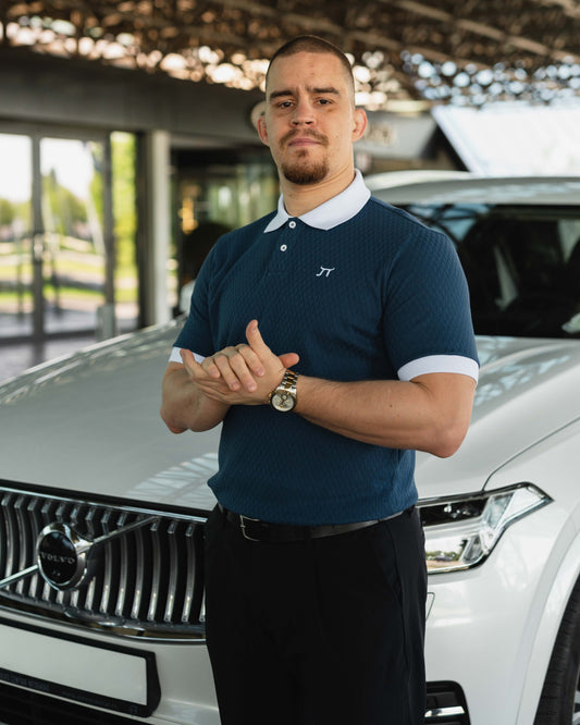 LAZARE™ POLO DIAMOND - MARINE BLUE