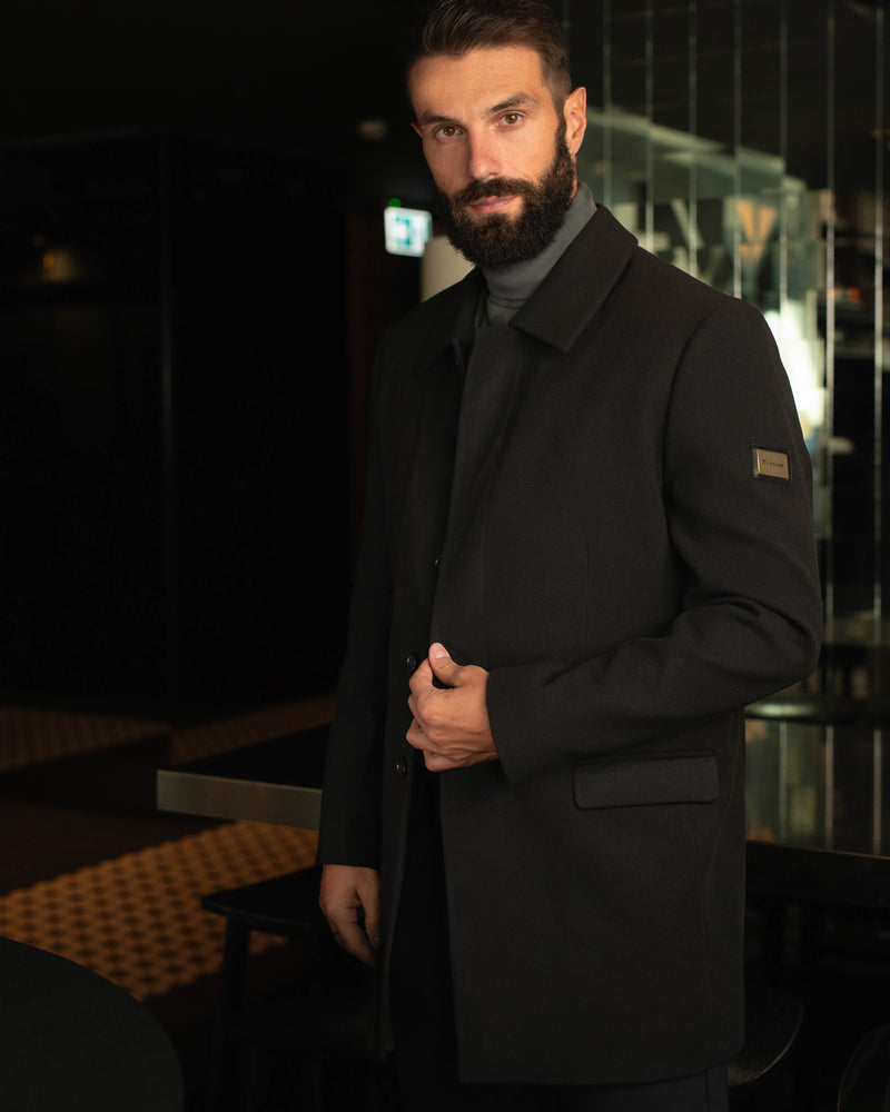 LAZARE™ REGENT COAT - BLACK