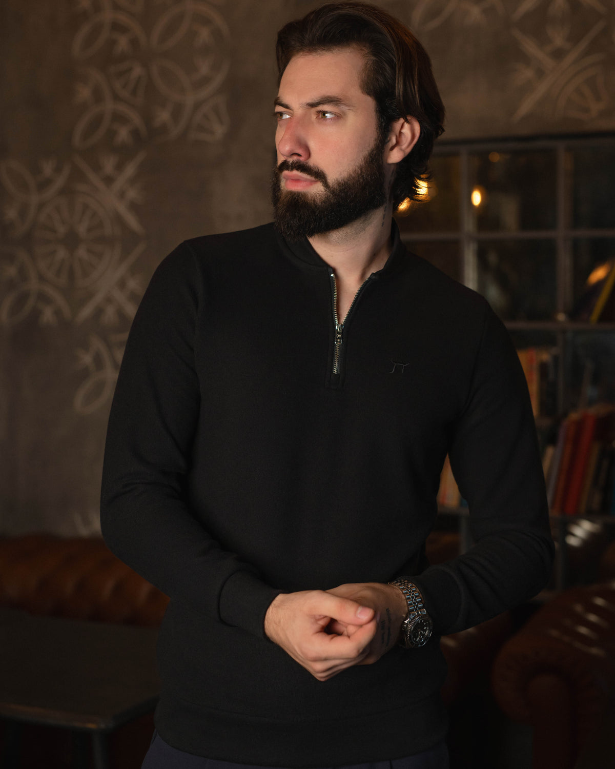 LAZARE™ RUSSIAN COLLAR - BLACK