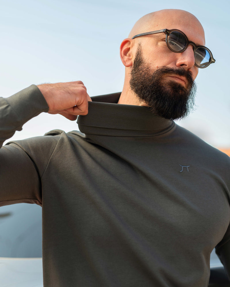 LAZARE™ ROLLNECK MAJESTÉ - GUN METAL