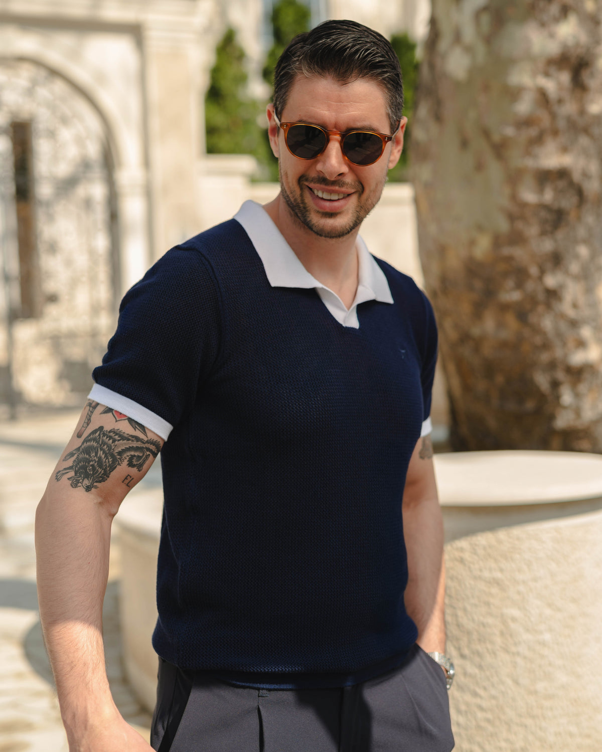 LAZARE™ SWEDISH POLO - OCEAN NIGHT BLUE