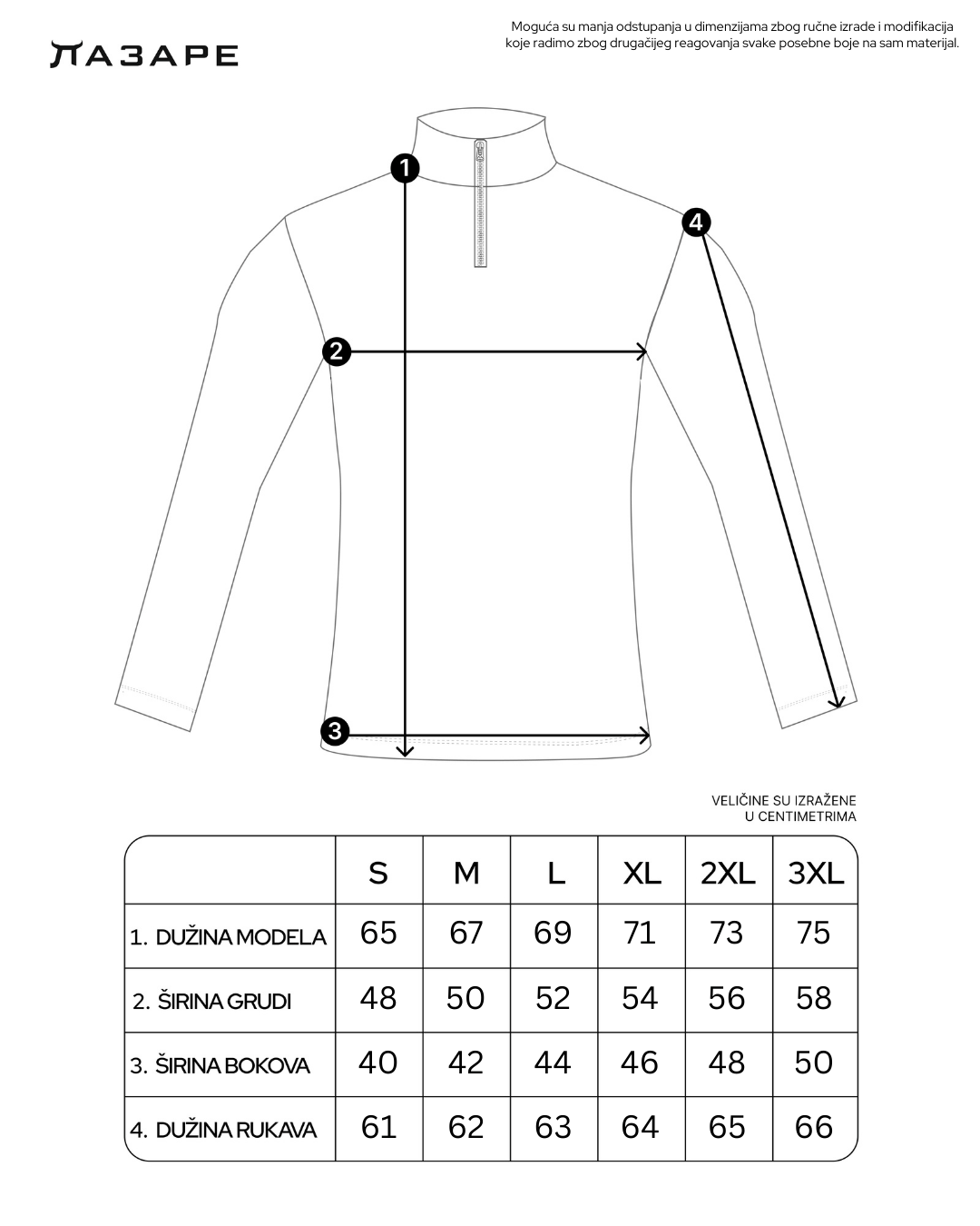 LAZARE™ CLASSIC HALF ZIP - BLACK