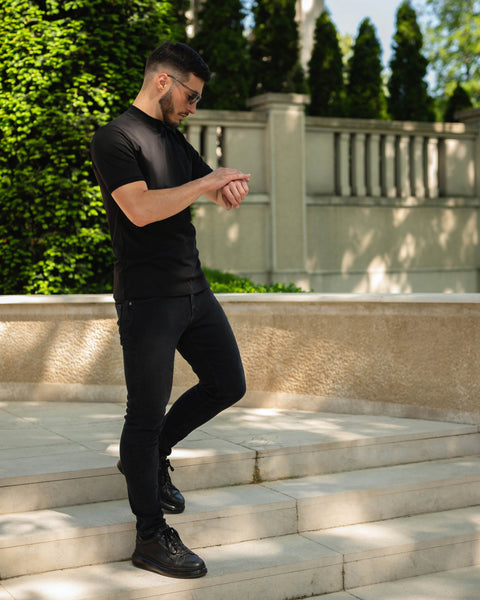 LAZARE™ CLASSIC JEANS - MAT BLACK