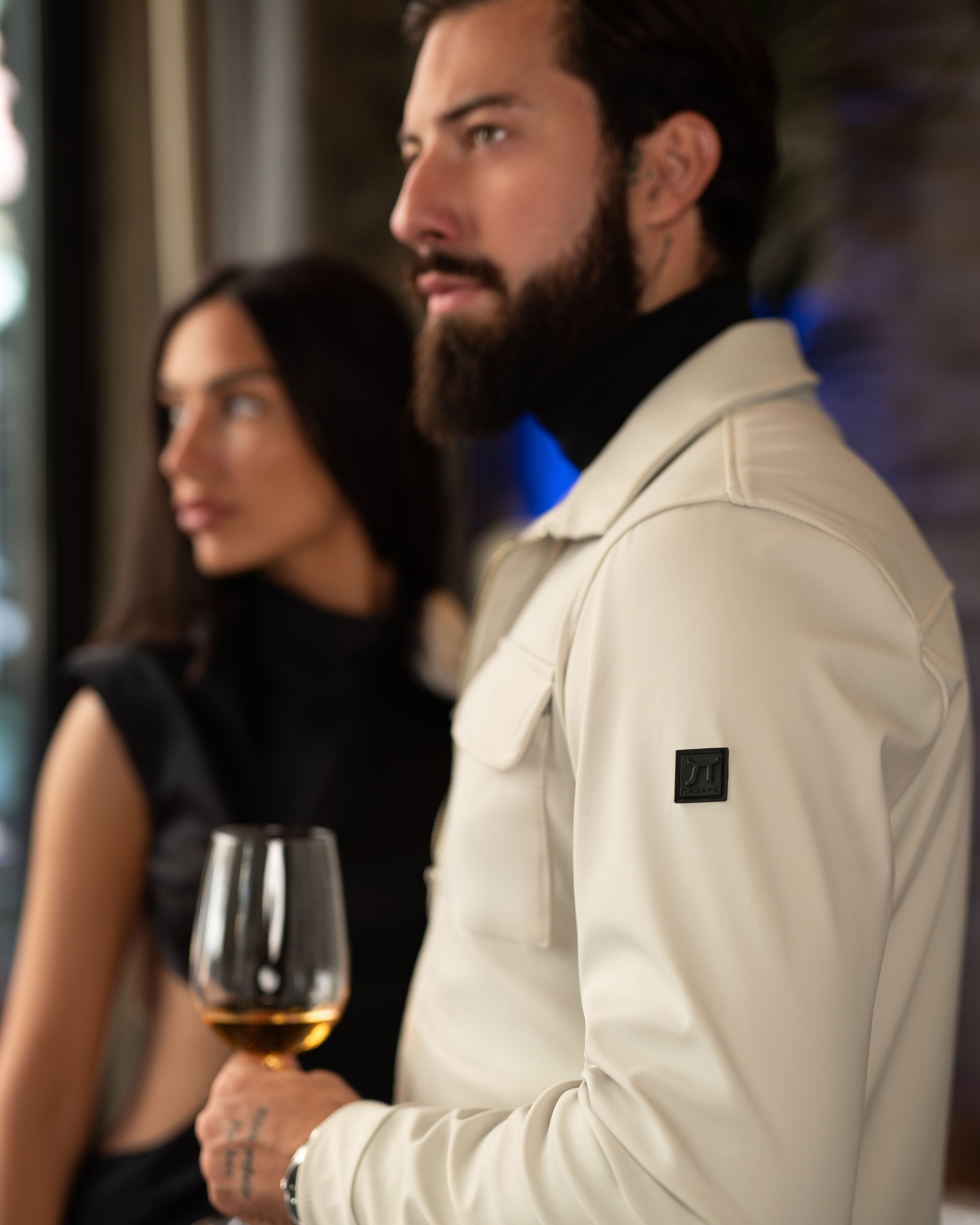 LAZARE™ COMANDANTE JACKET - LIGHT GREY