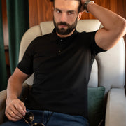 LAZARE™ FORMELL POLO - BLACK