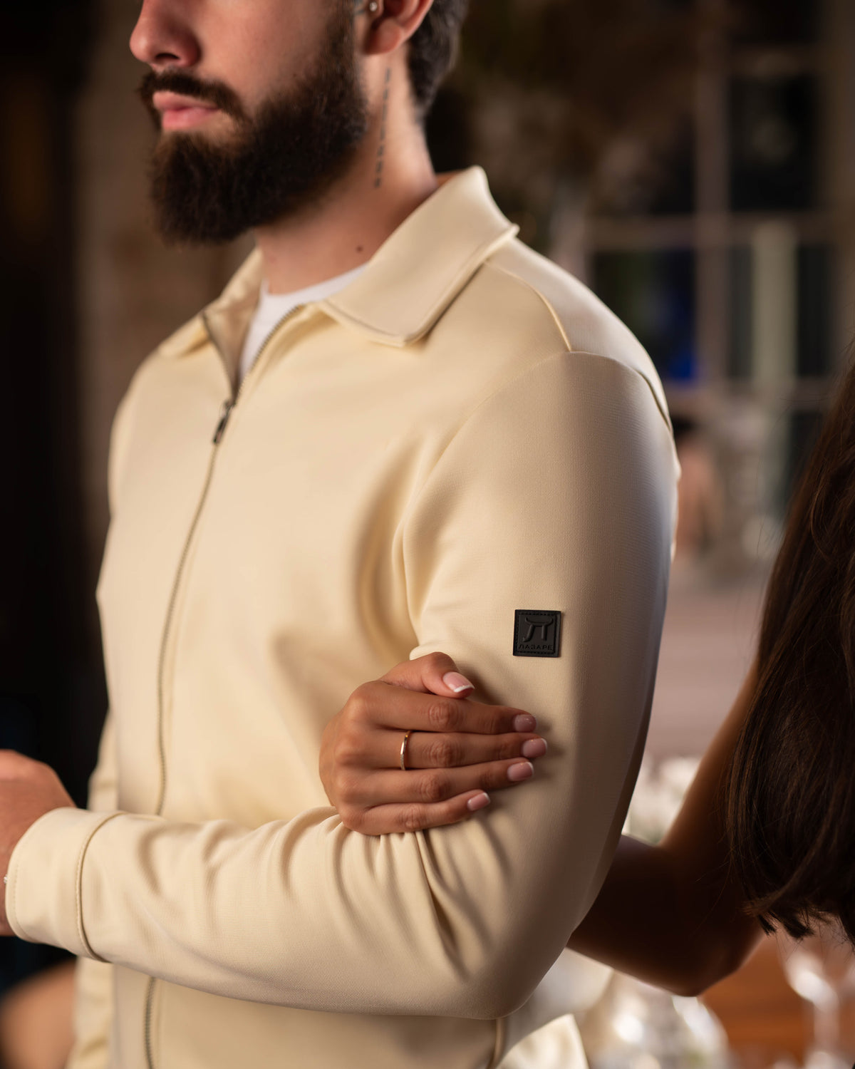 LAZARE™ LOMBARDY OVERSHIRT - VANILLA