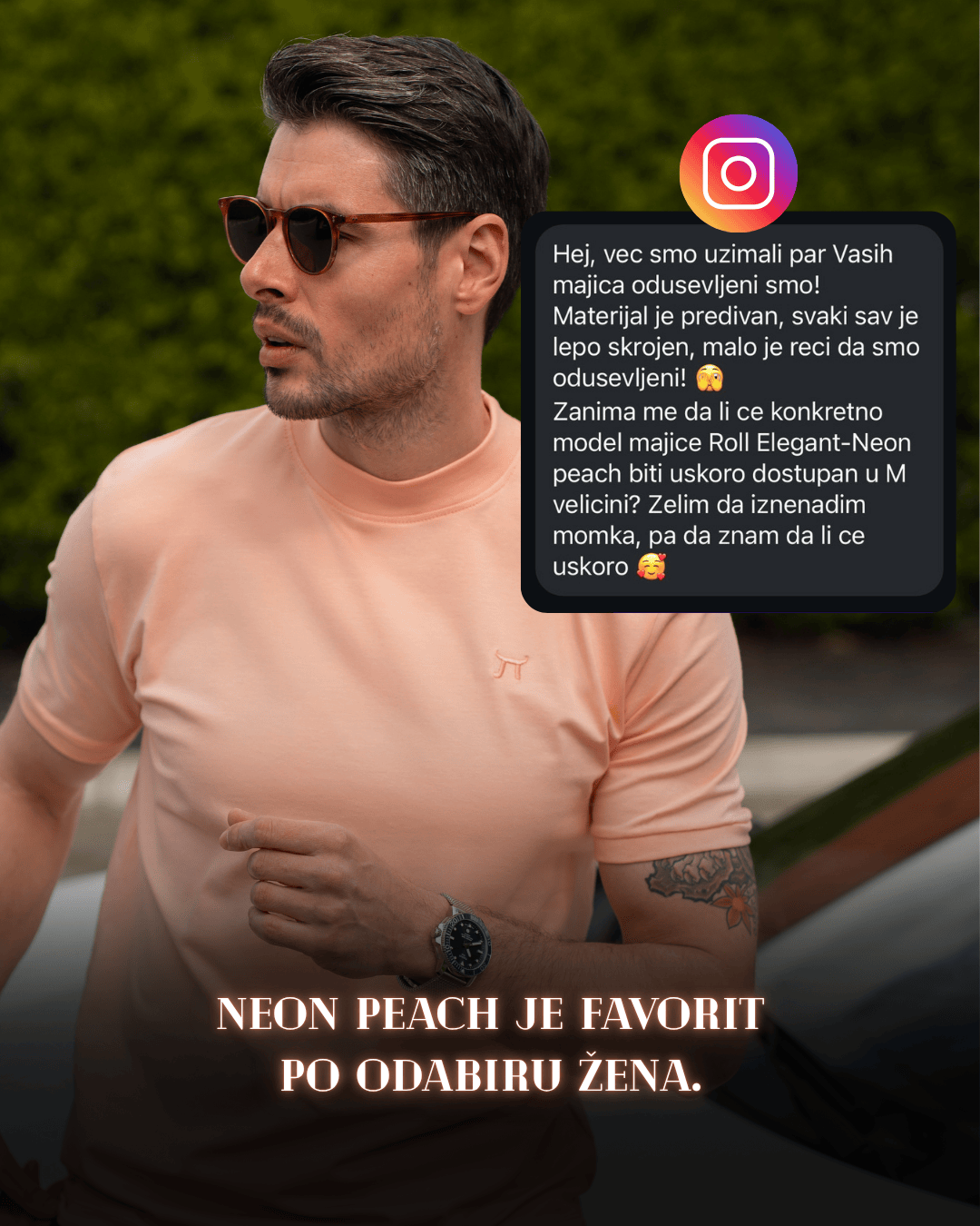 LAZARE™ ROLL ELEGANT - NEON PEACH